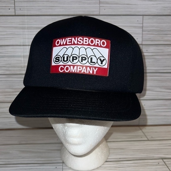 Vintage YoungAn Foam Snapback Hat Owensboro Supply Company Logo - Picture 1 of 9